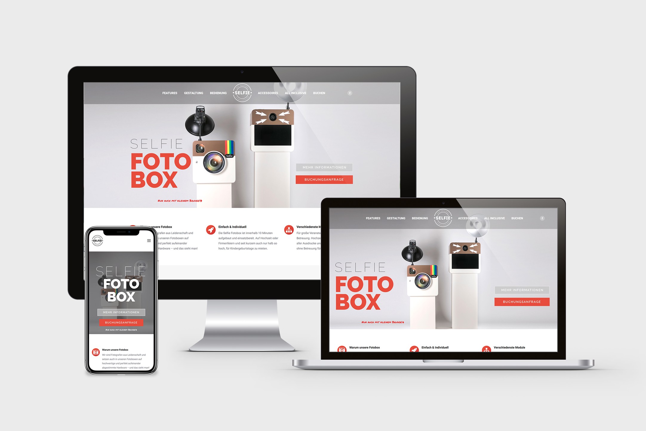 Webdesign / Corporate Design fotobox.tirol