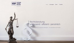 Webseite Kostner Rasner Pircher Rechtsanwälte KRP