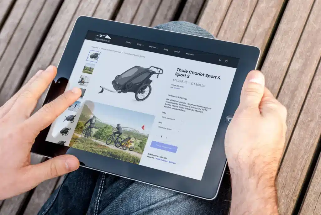 SEO für Webshops mit messbarem Nutzen 2 responsive dachzeltshop.at e commerce webshop tirol