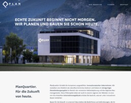 PlanQuartier Webdesign, Webseite, Website - Andreas Huber Tirol
