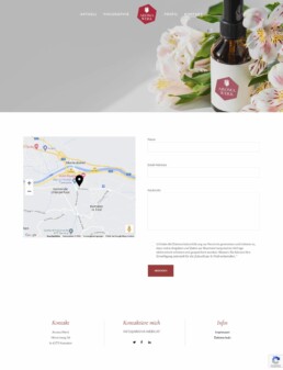 Aromawerk Anita Weber Webdesign Tirol Andreas Huber Website