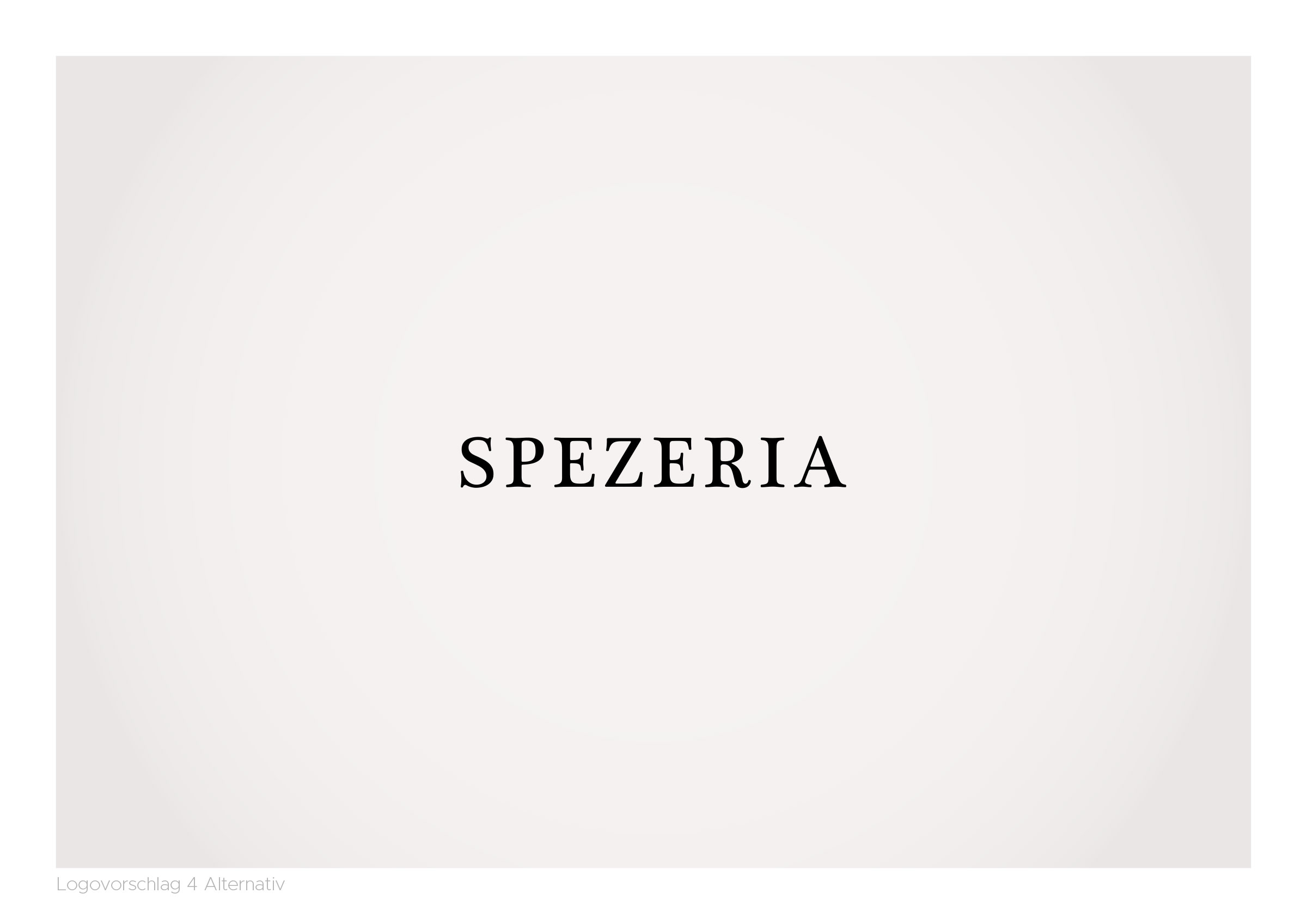 Corporate Design, Logodesign für Spezeria