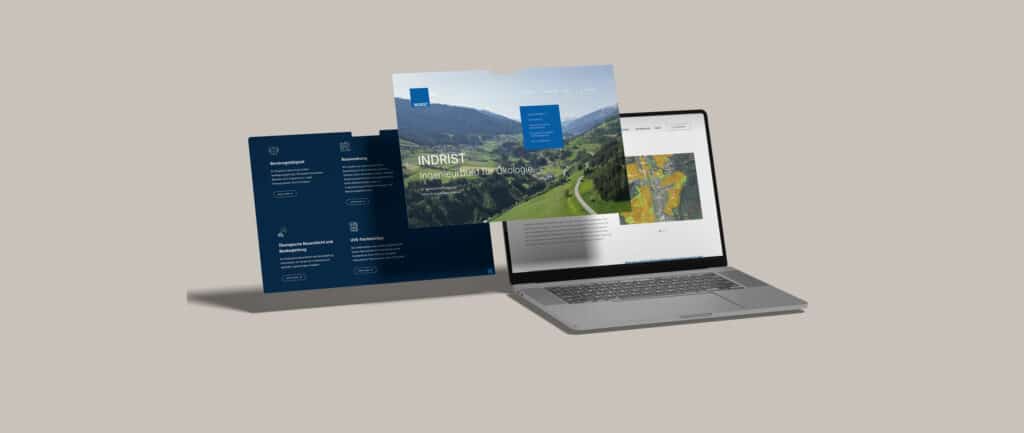 Webdesign Tirol für Indrist, Ingenieurbüro für Ökologie Innsbruck