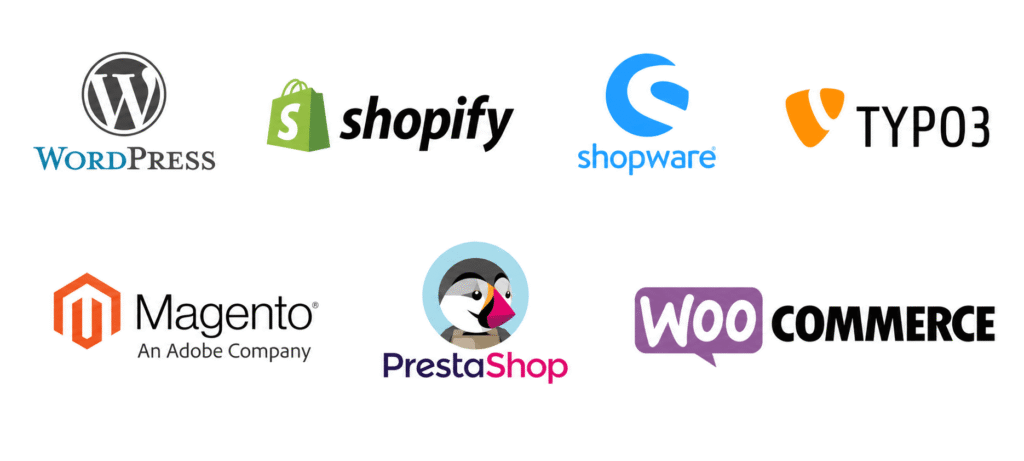 cms systeme website webshop