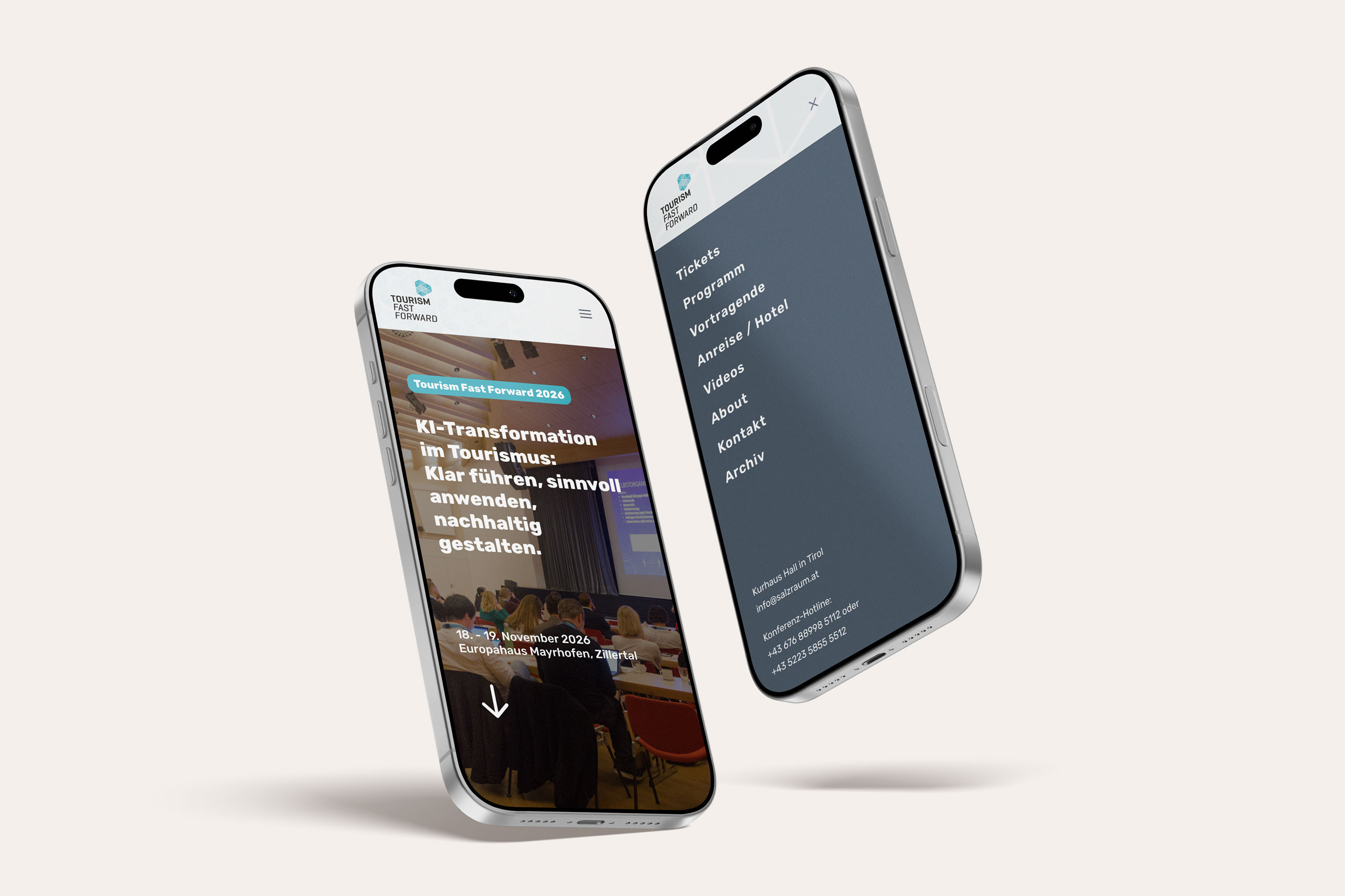 Tourismus Webseite - Webdesign Tourismfastforward