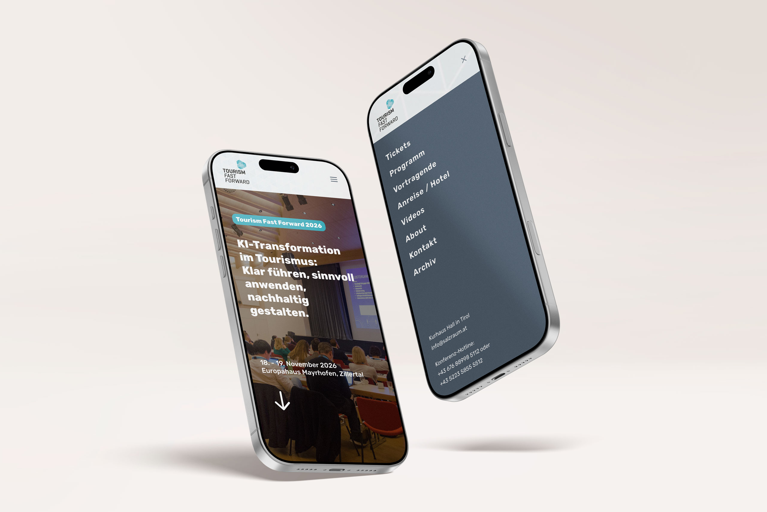 Tourismus Webseite - Webdesign Tourismfastforward